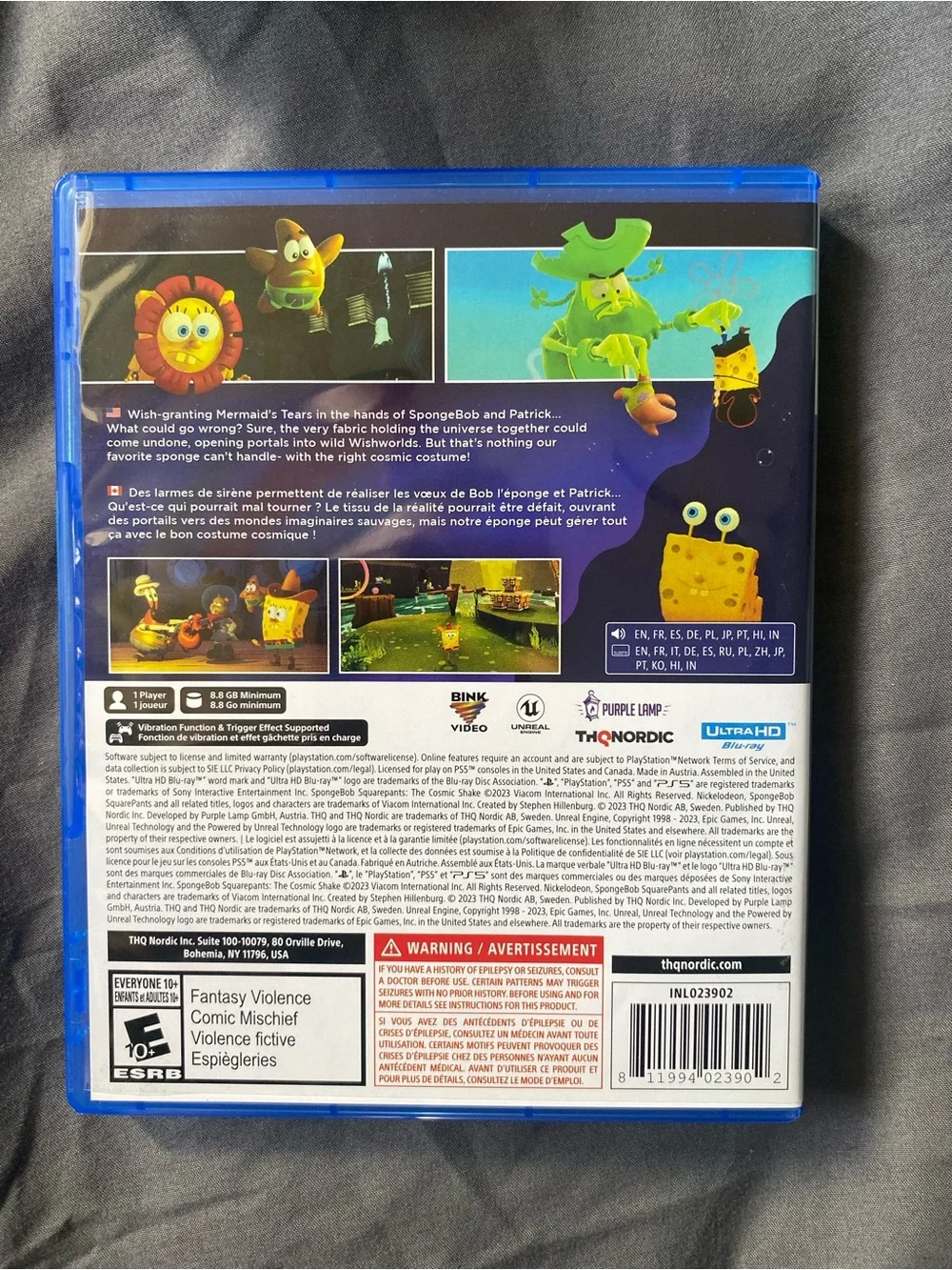 PS5 SpongeBob SquarePants: The Cosmic Shake
